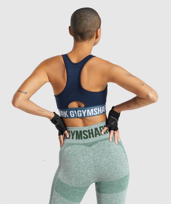 Damske Športové Podprsenky Gymshark Flex Námornícka Modrá | GN9706254